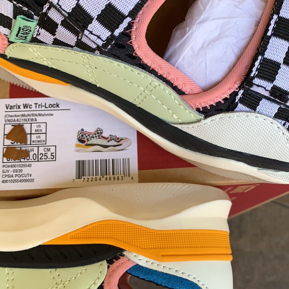 VANS VARIX Wc TRI-LOCK CHECKER MULTI/MARSHMALLOW W - Picture 12 of 12